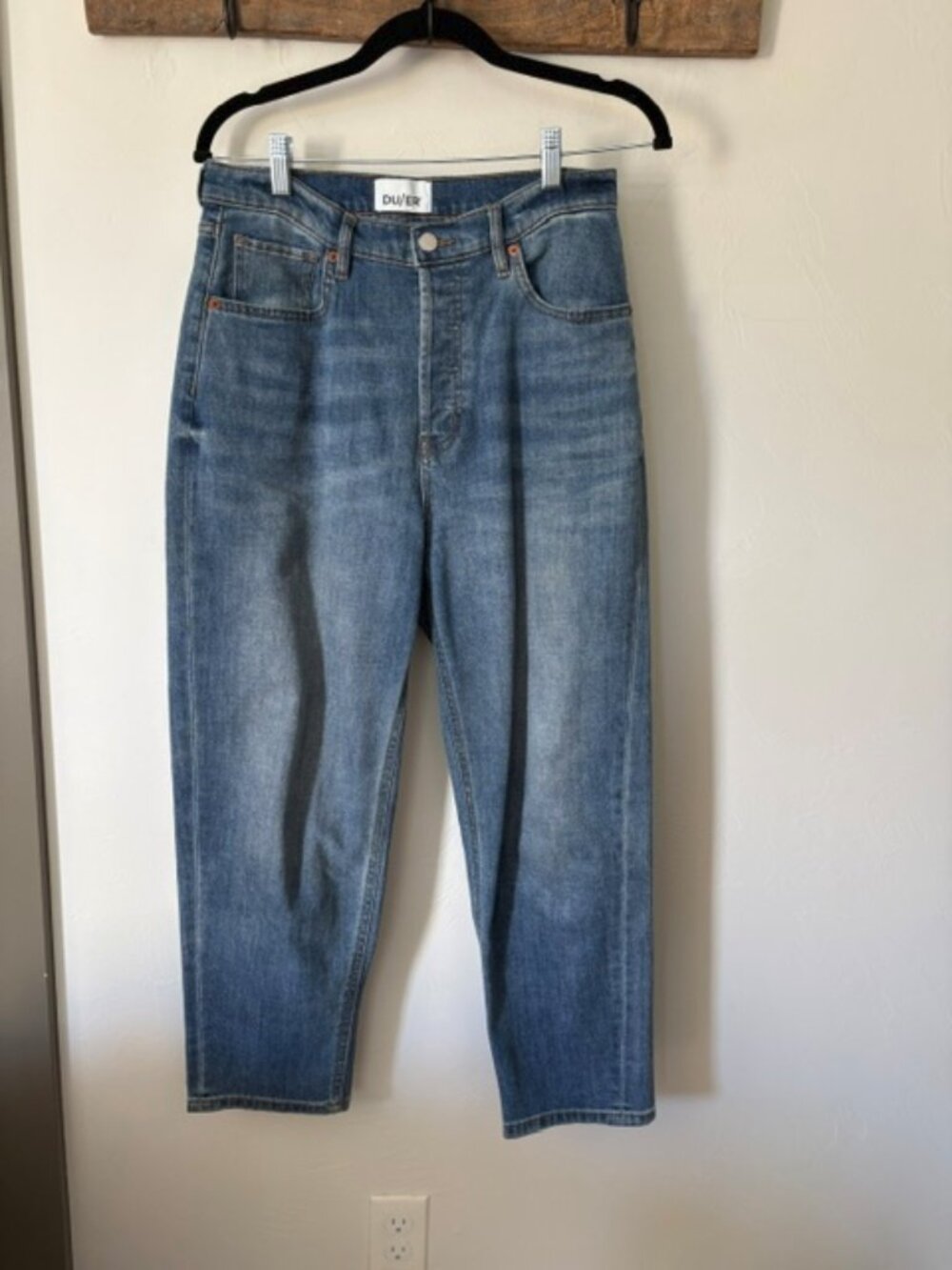 Du/er High Rise Barrel fit Jeans